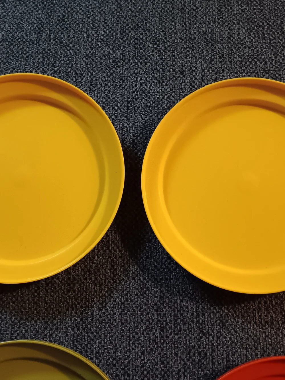 Set Of 8 Vintage Tupperware Harvest Collection Replacement Lids 7 Inches 1207-27
